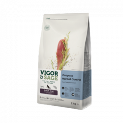 Vigor & Sage Oatgrass Hairball Control – Pour chat adulte...